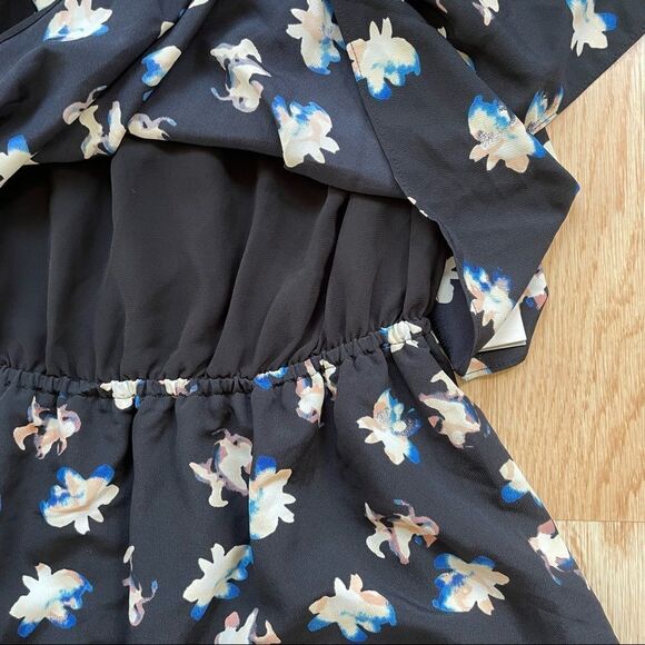 NWT Cooper and Ella Black Off The Shoulder Popcorn Dress - Size: Small - Picture 9 of 12